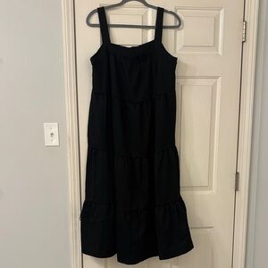 Elegant Black Sleeveless Dress